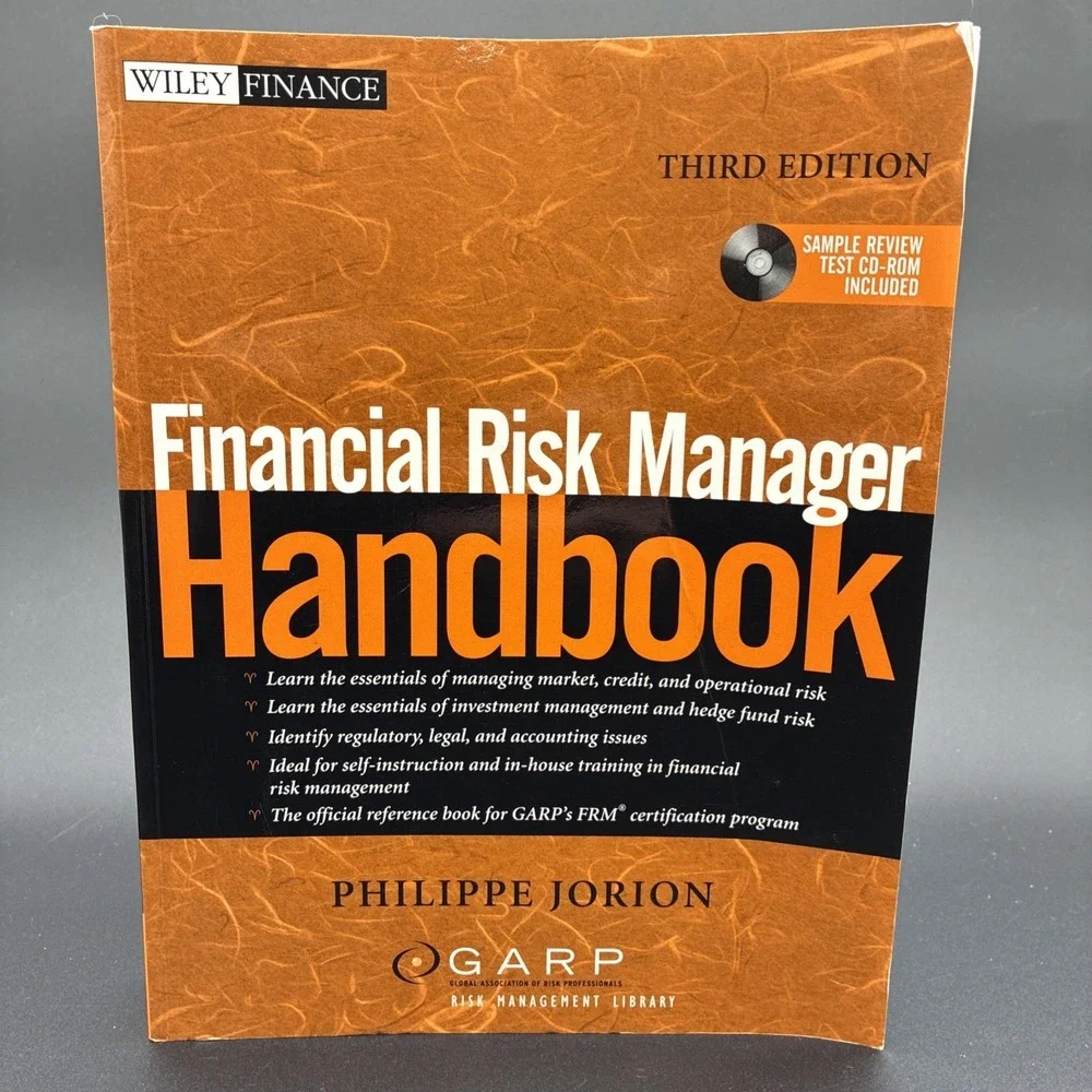 Financial Risk Manager Handbook Wiley‎ Finance 3rd Ed Philippe Jorion PB